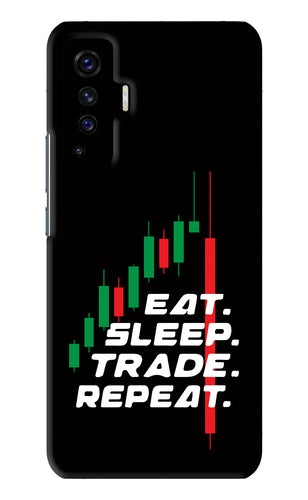 Eat Sleep Trade Repeat Vivo X50 Back Skin Wrap