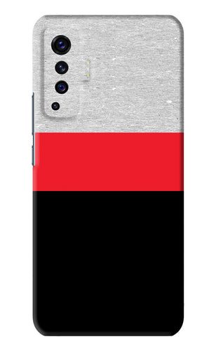 Tri Color Pattern Vivo X50 Back Skin Wrap
