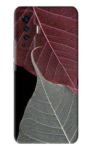 Leaf Pattern Vivo X50 Back Skin Wrap