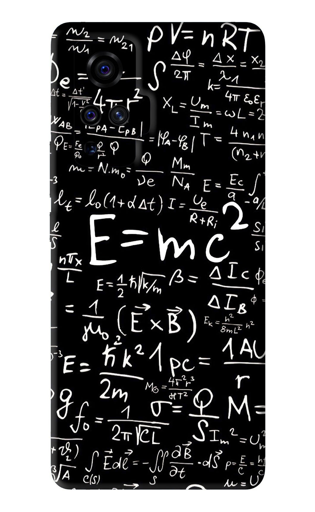 Physics Albert Einstein Formula Vivo X50 Pro Back Skin Wrap