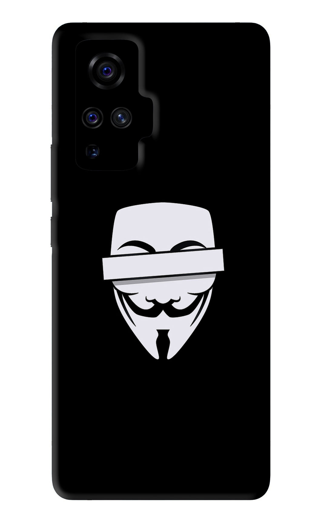 Anonymous Face Vivo X50 Pro Back Skin Wrap