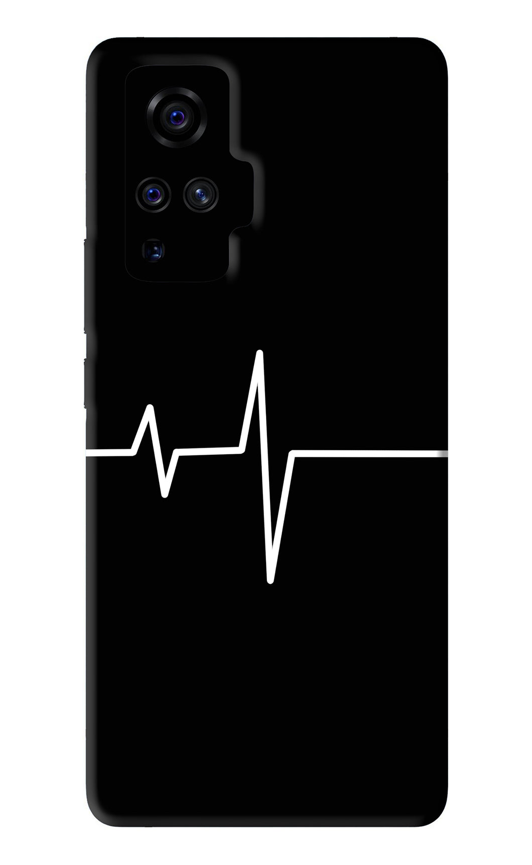 Heart Beats Vivo X50 Pro Back Skin Wrap