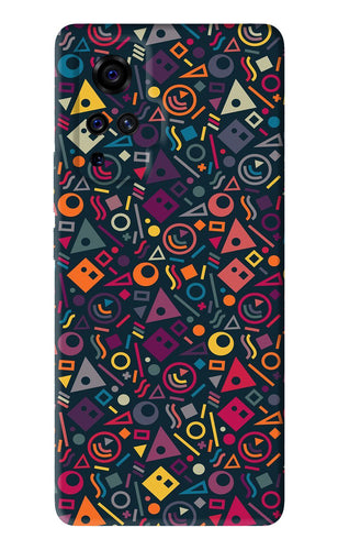 Geometric Abstract Vivo X50 Pro Back Skin Wrap