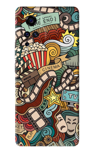 Cinema Abstract Vivo X50 Pro Back Skin Wrap