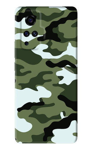 Camouflage 1 Vivo X50 Pro Back Skin Wrap