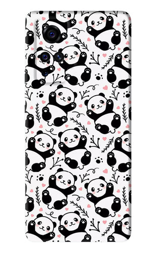 Cute Panda Vivo X50 Pro Back Skin Wrap