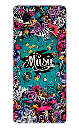 Music Graffiti Vivo X50 Pro Back Skin Wrap