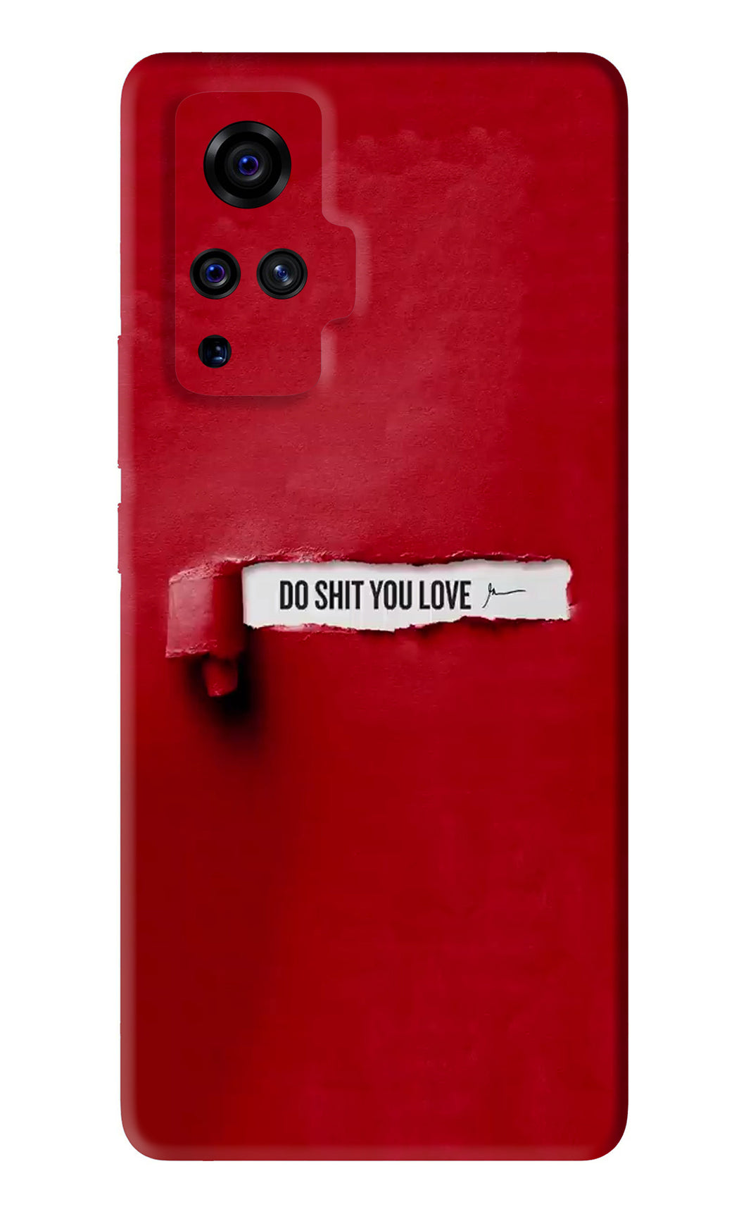 Do Shit You Love Vivo X50 Pro Back Skin Wrap