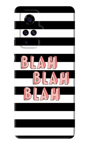 Blah Blah Blah Vivo X50 Pro Back Skin Wrap