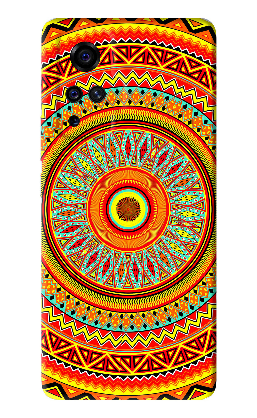 Mandala Pattern Vivo X50 Pro Back Skin Wrap