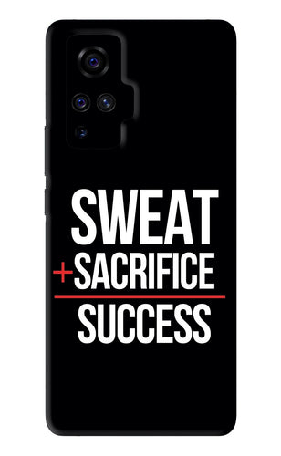 Sweat Sacrifice Success Vivo X50 Pro Back Skin Wrap