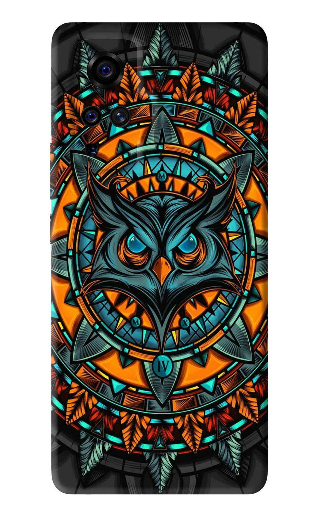 Angry Owl Art Vivo X50 Pro Back Skin Wrap
