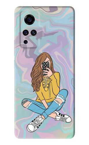 Selfie Girl Vivo X50 Pro Back Skin Wrap