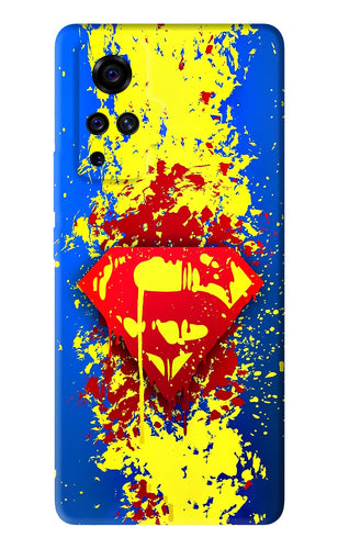 Superman logo Vivo X50 Pro Back Skin Wrap