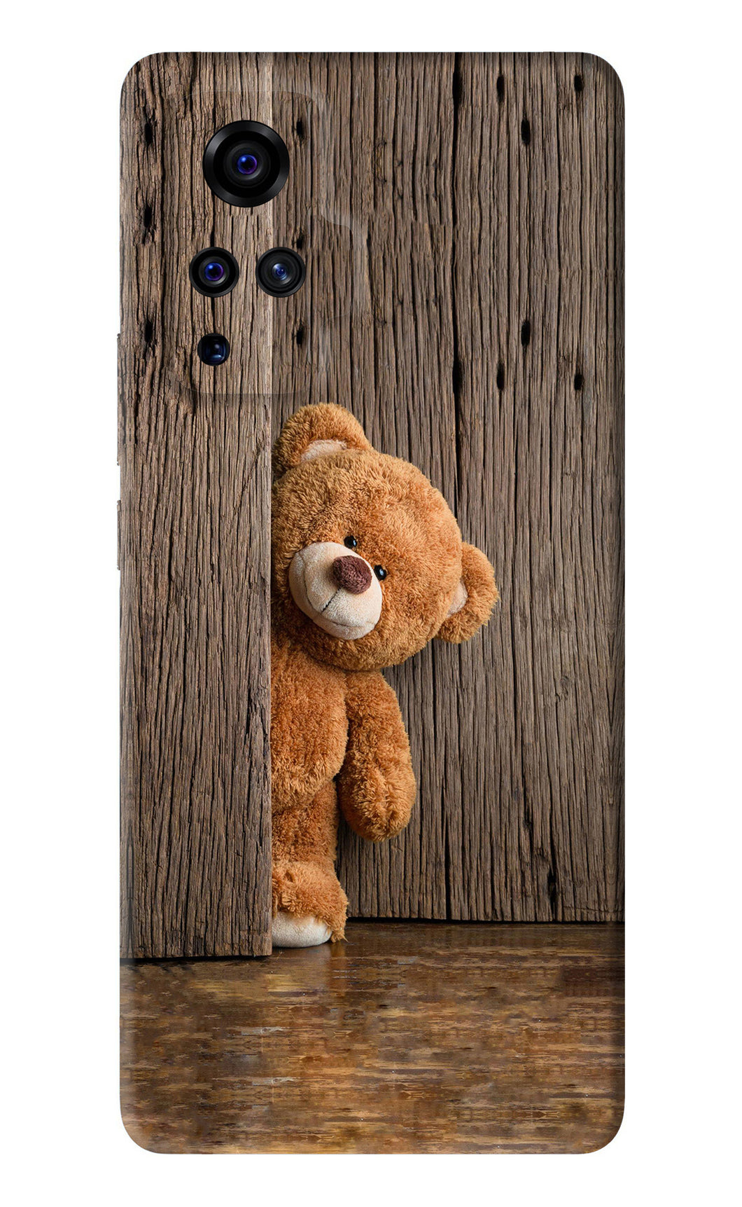 Teddy Wooden Vivo X50 Pro Back Skin Wrap