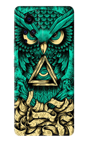 Green Owl Vivo X50 Pro Back Skin Wrap