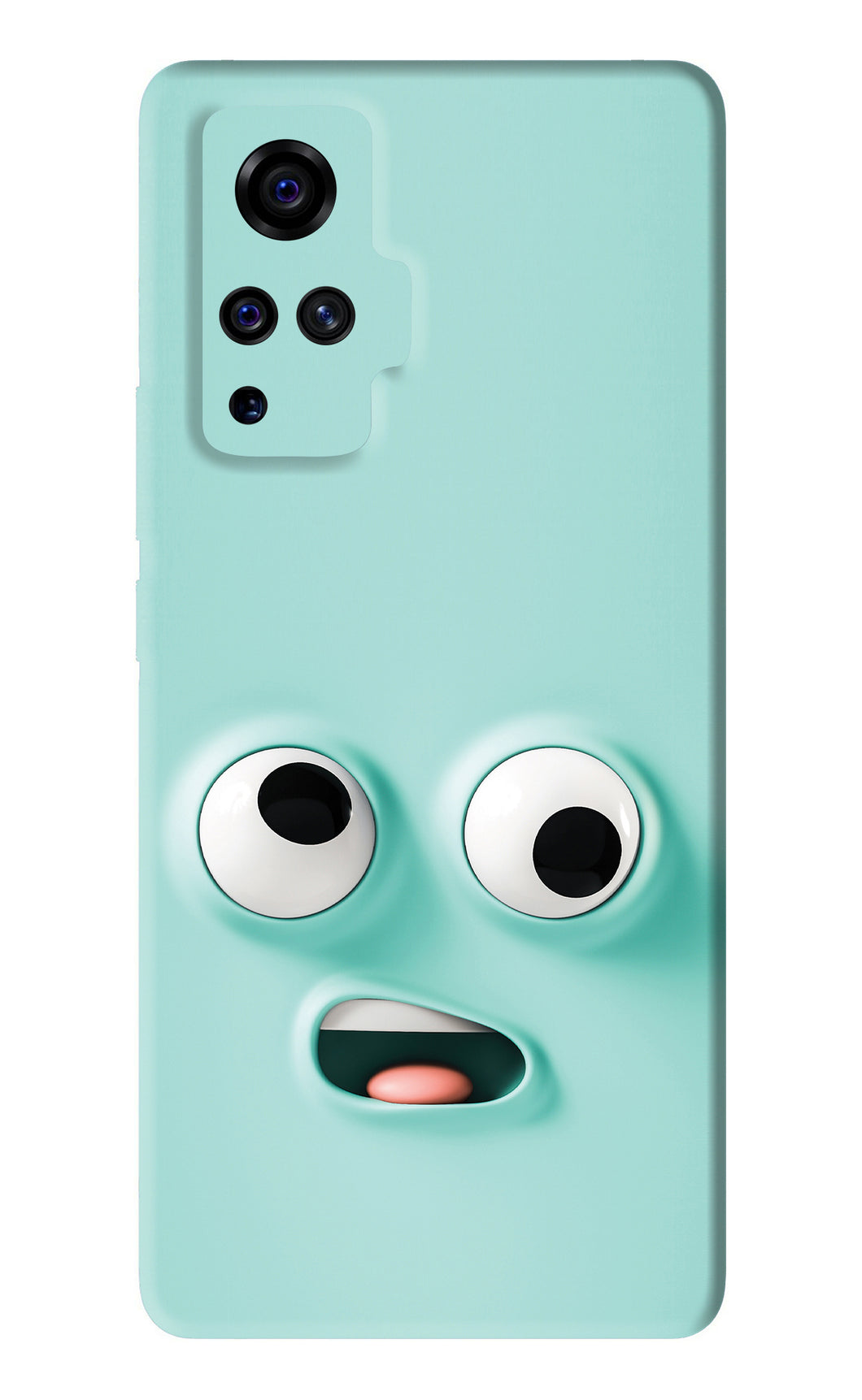 Silly Face Cartoon Vivo X50 Pro Back Skin Wrap