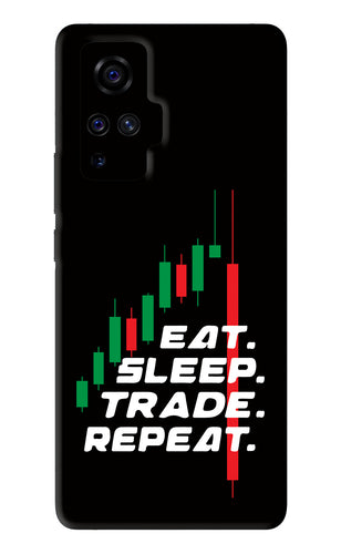 Eat Sleep Trade Repeat Vivo X50 Pro Back Skin Wrap