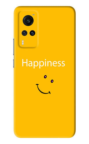 Happiness With Smiley Vivo X60 Back Skin Wrap