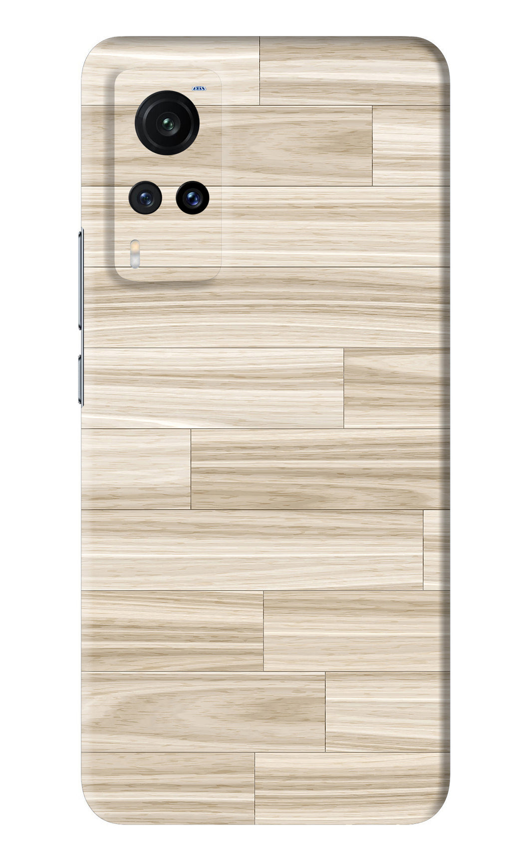 Wooden Art Texture Vivo X60 Back Skin Wrap