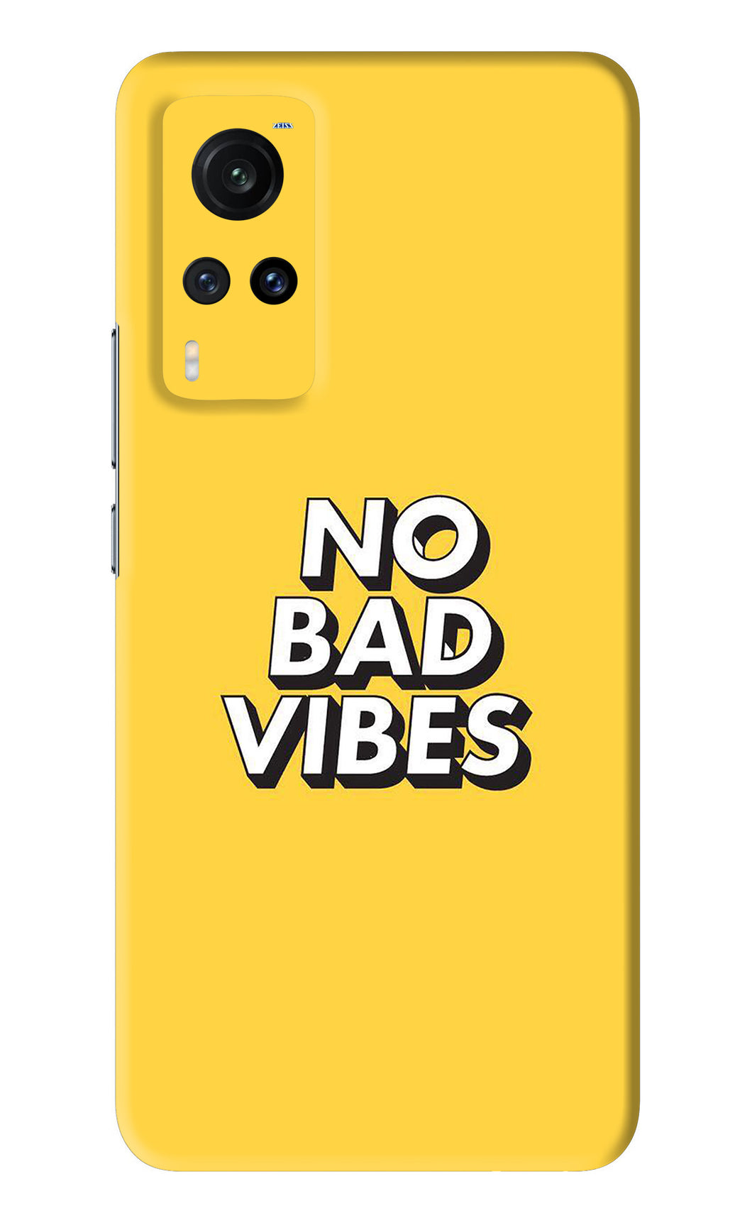 No Bad Vibes Vivo X60 Back Skin Wrap