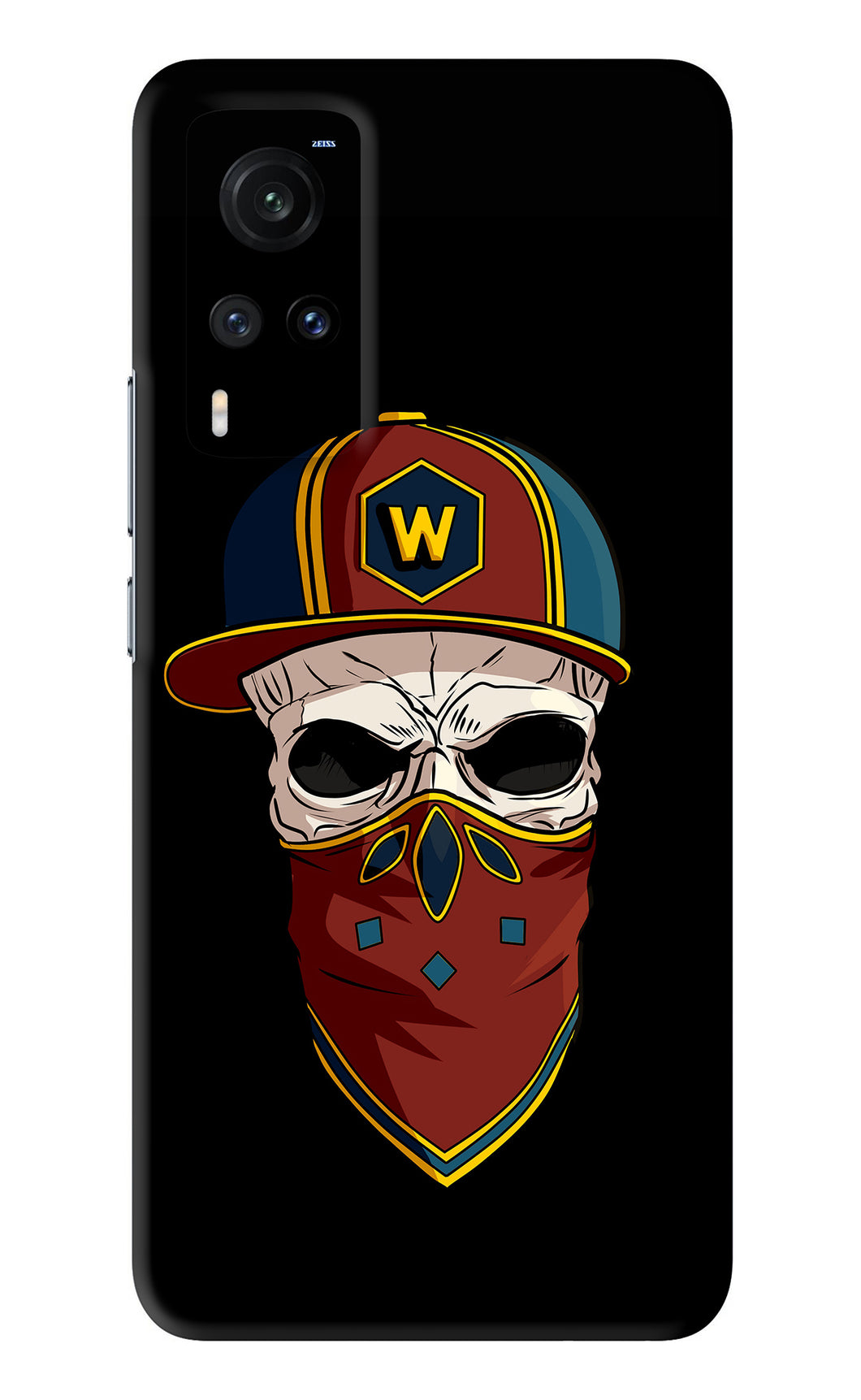Skull Vivo X60 Back Skin Wrap