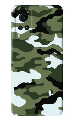 Camouflage 1 Vivo X60 Back Skin Wrap