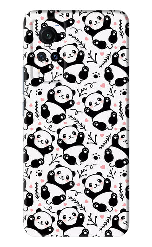 Cute Panda Vivo X60 Back Skin Wrap