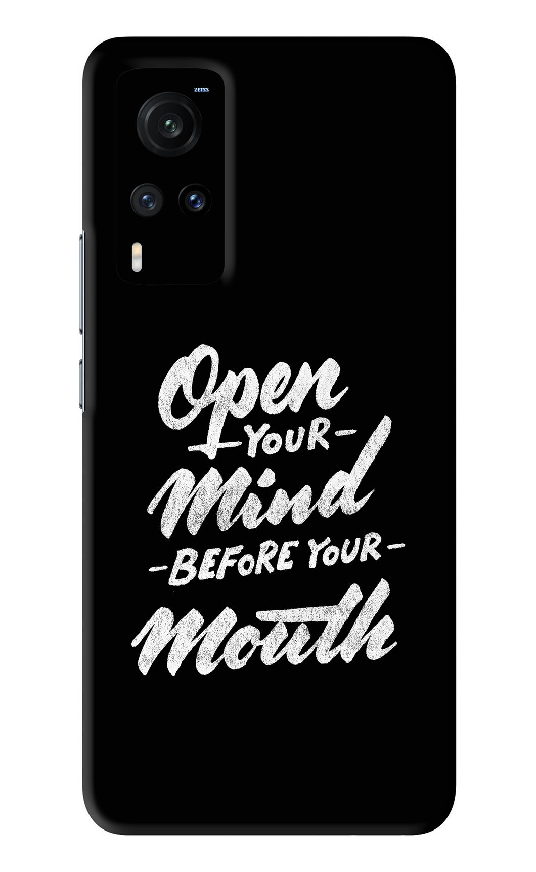 Open Your Mind Before Your Mouth Vivo X60 Back Skin Wrap