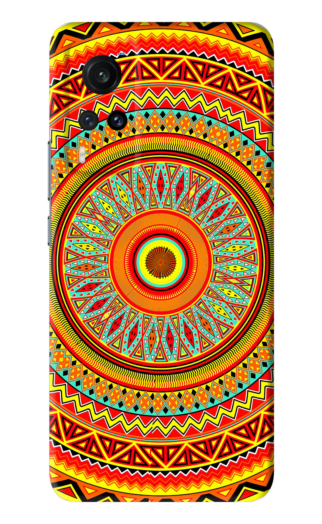 Mandala Pattern Vivo X60 Back Skin Wrap