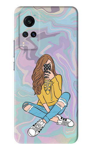 Selfie Girl Vivo X60 Back Skin Wrap