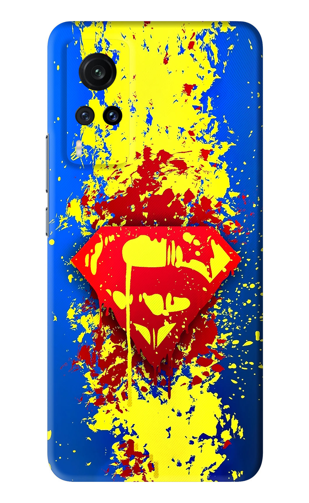 Superman logo Vivo X60 Back Skin Wrap