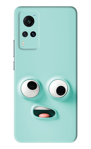 Silly Face Cartoon Vivo X60 Back Skin Wrap