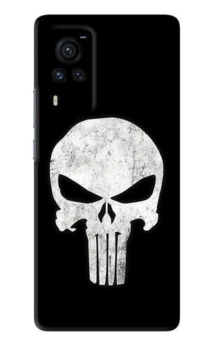 Punisher Skull Vivo X60 Pro Back Skin Wrap