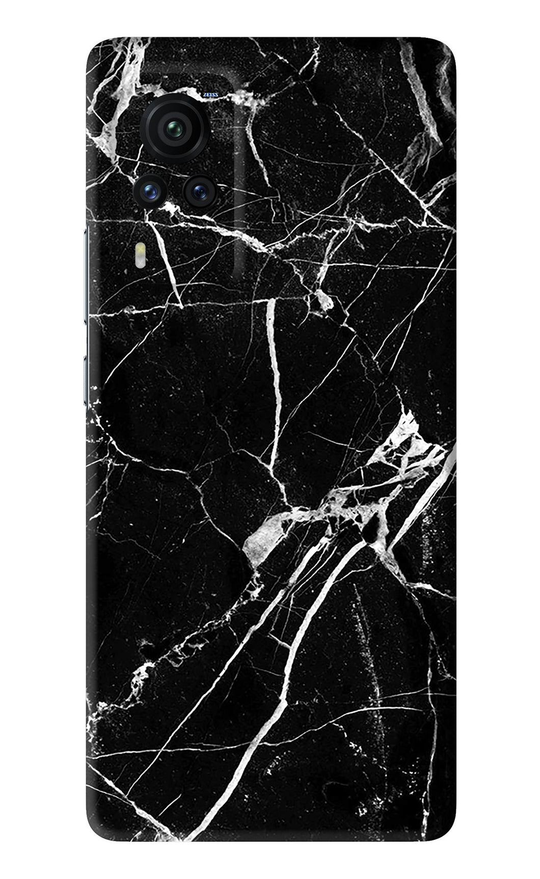 Black Marble Texture 2 Vivo X60 Pro Back Skin Wrap