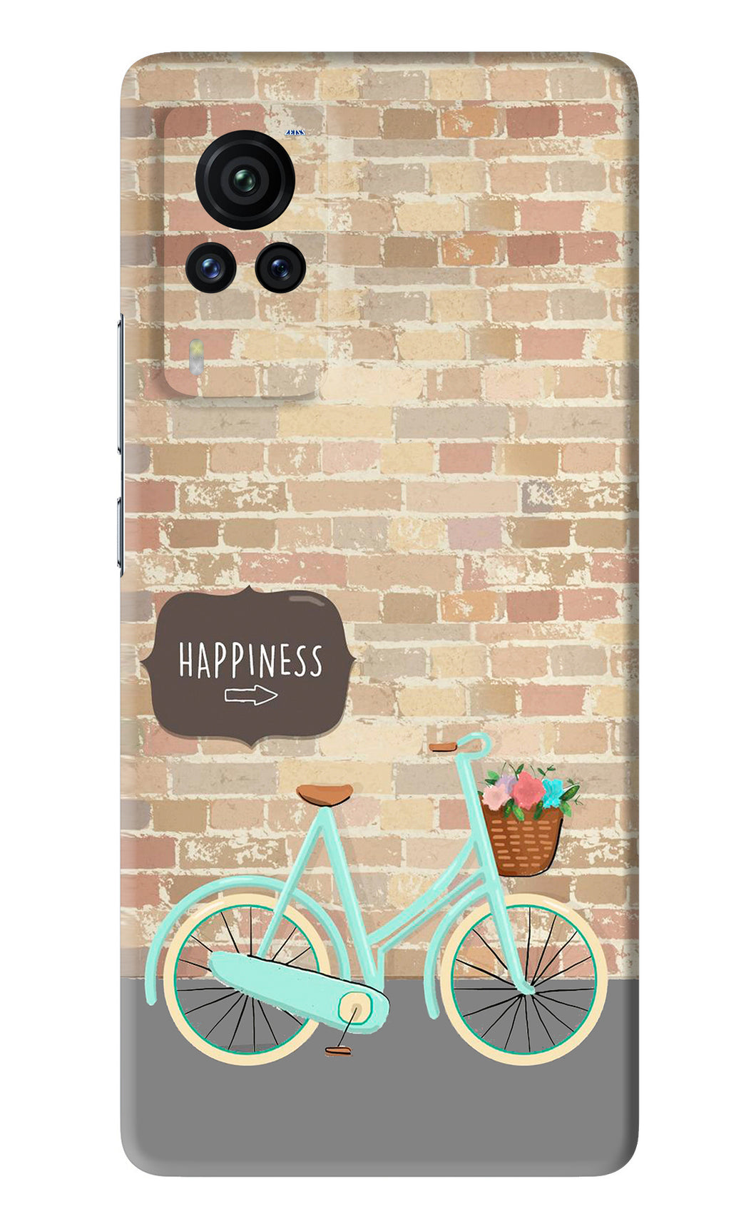 Happiness Artwork Vivo X60 Pro Back Skin Wrap