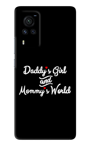 Daddy's Girl and Mommy's World Vivo X60 Pro Back Skin Wrap