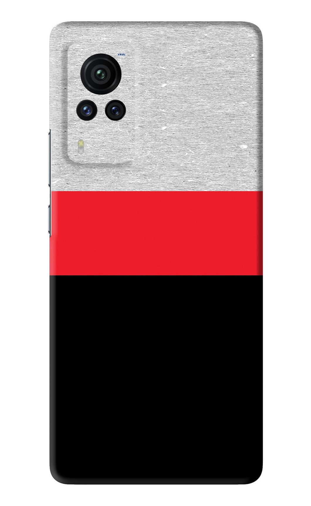 Tri Color Pattern Vivo X60 Pro Back Skin Wrap