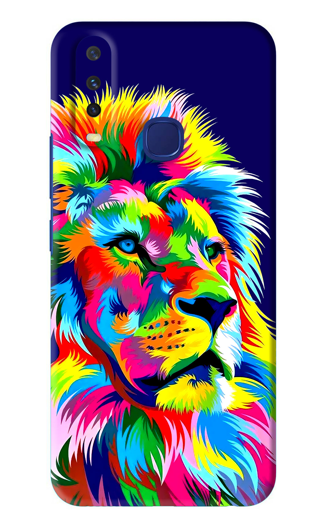 Vector Art Lion Vivo Y11 Back Skin Wrap