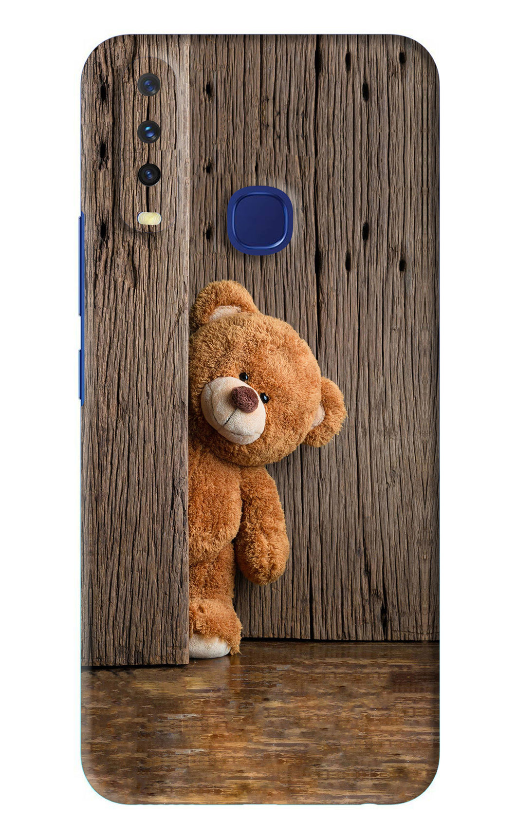 Teddy Wooden Vivo Y11 Back Skin Wrap