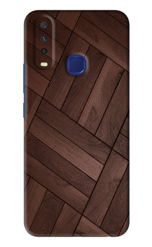 Wooden Texture Design Vivo Y12 Back Skin Wrap