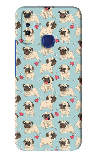 Pug Dog Vivo Y12 Back Skin Wrap