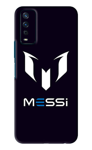 Messi Logo Vivo Y12S Back Skin Wrap