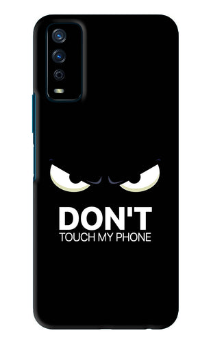 Don'T Touch My Phone Vivo Y12S Back Skin Wrap