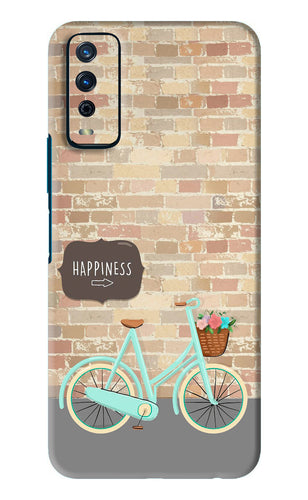 Happiness Artwork Vivo Y12S Back Skin Wrap