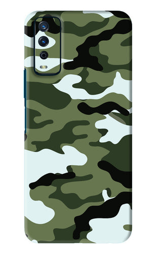 Camouflage 1 Vivo Y12S Back Skin Wrap