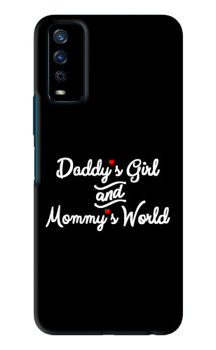 Daddy's Girl and Mommy's World Vivo Y12S Back Skin Wrap