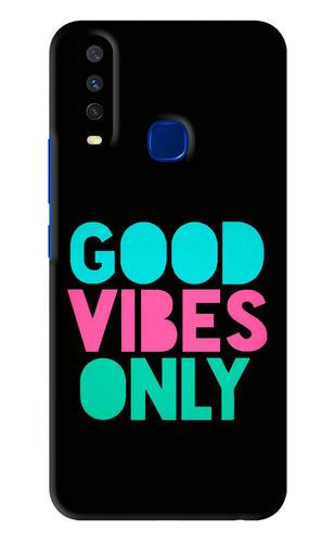Quote Good Vibes Only Vivo Y15 2019 Back Skin Wrap