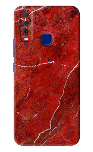 Red Marble Design Vivo Y15 2019 Back Skin Wrap