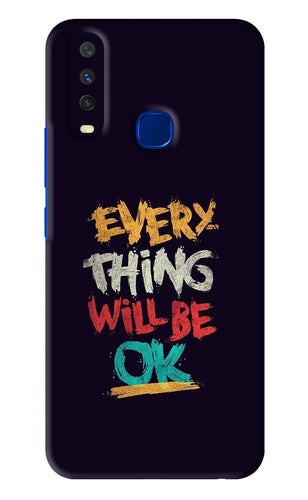 Everything Will Be Ok Vivo Y15 2019 Back Skin Wrap